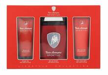 Lamborghini Sportivo kinkekomplekt, tualettvesi 125ml, dušigeel 100ml, habemeajamisjärgne palsam 100ml