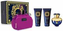 Kosmeetikakomplekt naistele Versace Pour Femme Dylan Blue: EDP 100 ml, dušigeel 100 ml, kehakreem 100 ml