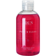 Käte ja keha pesugeel Idun Minerals Pure & Clean, 250 ml