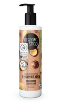 Dušigeel naistele Organic Shop makadaamia ja avokaado, 280 ml