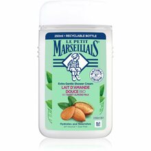 Dušikreem Le Petit Marseillais Sweet Almond Milk BIO, kreemjas, 250 ml