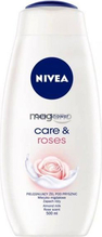 Dušigeel naistele Nivea Care & Roses, 500 ml
