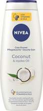 Kreemjas dušigeel Nivea Care Coconut & Jojoba Oil, 500 ml