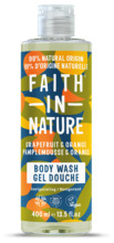 Dušigeel Faith In Nature Grapefruit & Orange, 400 ml