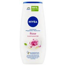Dušigeel naistele Nivea Care & Roses, 250 ml