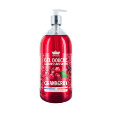 Dušigeel tundlikule nahale Les Petites Bains de Provence Cranberry, 1000 ml