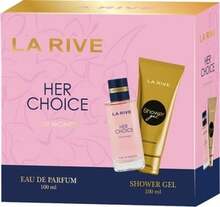 Kingikomplekt naistele La Rive Her Choice, EDP 100 ml ja dušigeel, 100 ml