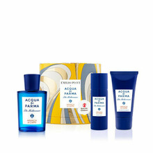 Kosmeetikakomplekt Acqua di Parma Blu Mediterraneo: tualettvesi EDT 75 ml, dušigeel 40 ml ja kehakreem 50 ml