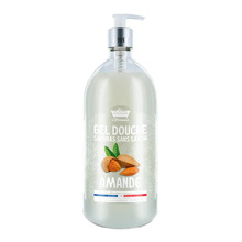 Dušigeel tundlikule nahale Les Petites Bains de Provence Almond, 1000 ml
