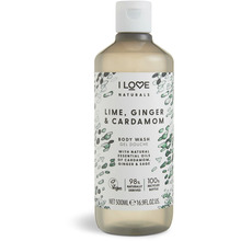 Dušigeel I Love Naturals Collection Lime Ginger & Cardamom, 500 ml