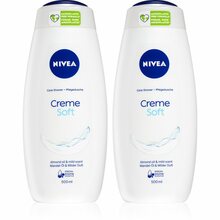 Dušigeel Nivea Creme Soft, 2 x 500 ml