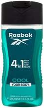 Dušigeel meestele Reebok Cool Your Body 4in1, 250 ml