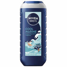 Dušigeel meestele Nivea Men Cool Marine 3in1, 250 ml