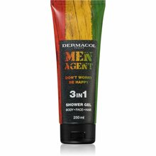 Dušigeel Dermacol Men Agent Don’t Worry Be Happy 3in1 meestele, 250 ml