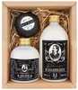 Kosmeetika kinkekomplekt meestele Bohemia Gifts Gentleman, dušigeel 300 ml + vannivaht 500 ml + vannipomm 100 g