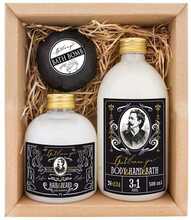 Kosmeetika kinkekomplekt meestele Bohemia Gifts Gentleman, dušigeel 300 ml + vannivaht 500 ml + vannipomm 100 g