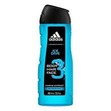 Dušigeel meestele Adidas Ice Dive, 400 ml