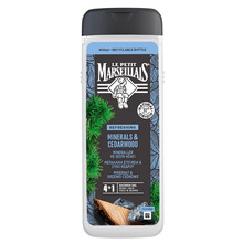 Dušigeel meestele Le Petit Marseillais Minerals & Cedarwood 4in1, 400 ml