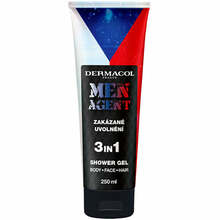 Dušigeel meestele Dermacol Men Agent Forbidden Release 3in1, 250 ml