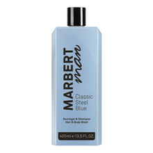Juuksešampoon ja dušigeel Marbert Man Classic Stell Blue, 400 ml