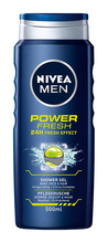 Dušigeel meestele Nivea Men Power Fresh 3in1, 500 ml