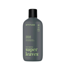 Dušigeel meestele Attitude Men´s Super Leaves Matcha & Bergamot, 415 ml