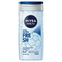Dušigeel meestele Nivea Ultra Fresh, 250 ml