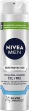 Raseerimisgeel Nivea Men Silver Protect, 200 ml