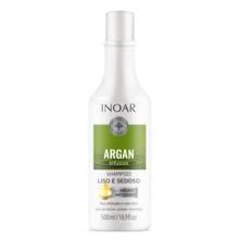 Šampoon siledatele ja pehmetele juustele Inoar Argan Infusion Smooth and Silky, 500 ml