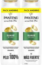 Toitev šampoon Pantene Suave y Liso, 325 ml, 2 tk
