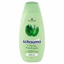 Taimne šampoon normaalsetele ja rasustele juustele Schwarzkopf Schauma 7 Herbs, 400 ml