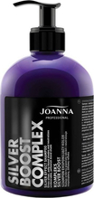 Šampoon lillade pigmentidega Joanna Silver Boost Complex, 500 ml