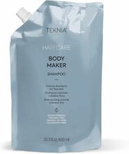 Juustele volüümi andev šampoon Lakme Teknia Body Maker, täitepakend, 600 ml