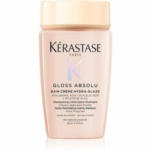 Niisutav ja läiget andev kreemšampoon Kerastase Gloss Absolu Bain Creme Hydra-Glaze, 80 ml