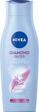 Toitev šampoon väsinud juustele Nivea Diamond Gloss, 400 ml