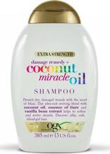 Tugevdav šampoon kahjustatud juustele Ogx Coconut Miracle Oil, 385 ml