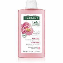 Rahustav šampoon tundlikule peanahale Klorane Peony, 400 ml