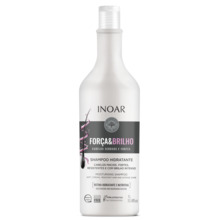 Niisutav šampoon Inoar Forca & Brilho, 1000 ml