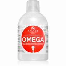 Taastav šampoon omega-6 kompleksi ja makadaamiaõliga Kallos Omega, 1000 ml