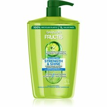 Tugevdav šampoon kõikidele juuksetüüpidele Garnier Fructis Strength & Shine, 1000 ml