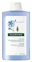 Volüümi andev šampoon õhukestele juustele Klorane Flax Fiber, 400 ml