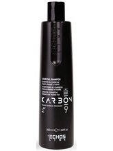Šampoon kahjustatud juustele Echosline Karbon 9 Charcoal Shampoo, 350 ml