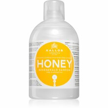 Niisutav šampoon kuivadele ja kahjustatud juustele Kallos KJMN Professional Honey, 1000 ml