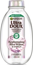 Silendav šampoon pikkadele juustele Garnier Ultra Doux Replumping Rice Water & Starch, 400 ml