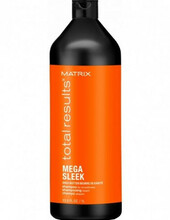 Silendav šampoon tõrksatele juustele Matrix Total Results Mega Sleek sheavõiga, 1000 ml