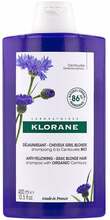 Šampoon heledatele juustele Klorane Centaurea Anti-Yellowing, 400 ml