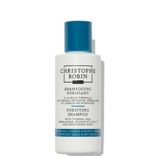 Puhastav šampoon termilise saviga Christophe Robin Purifying Shampoo, 75 ml