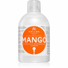 Niisutav šampoon kuivadele ja kahjustatud juustele Kallos KJMN Professional Mango, 1000 ml