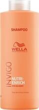 Toitev šampoon kuivadele ja kahjustatud juustele Wella Professional Invigo Nutri-Enrich, 1000 ml