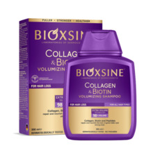 Volüümi andev šampoon naistele Bioxcin Collagen & Biotin, 300 ml